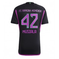 Billiga Bayern Munich Jamal Musiala #42 Borta fotbollskläder 2023-24 Kortärmad